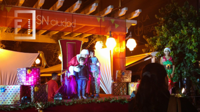 Papá Noel en Mitre y Sarmiento - evento "La Hora San Nicolás"