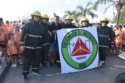 Grupo bomberos - Maratón 3K  
