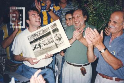 Roberto Fontanarosa en inauguración Filial de Rosario Central en San Nicolás