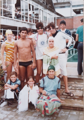 Competencia de Natación - representantes del Club Somisa