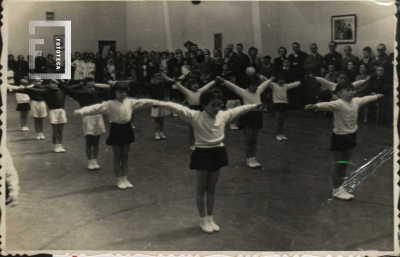 Demostración de gimnasia