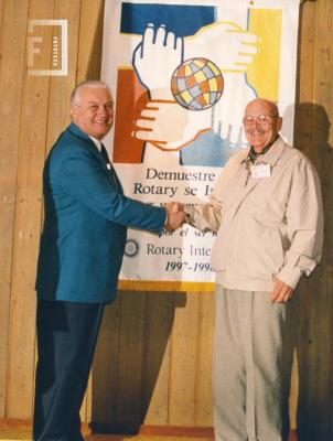 Norberto Soma. Rotary Club San Nicolás
