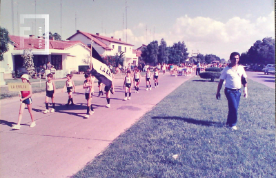Equipo deportivo de La Emilia en barrio Somisa 