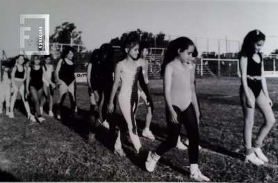 Ingreso de alumnas de gimnasia - Exhibición deportiva en Club Somisa
