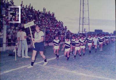 Ingreso de alumnos fútbol - Exhibición deportiva en Club Somisa
