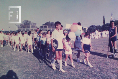 Ingreso alumnos tenis - Exhibición deportiva en Club Somisa