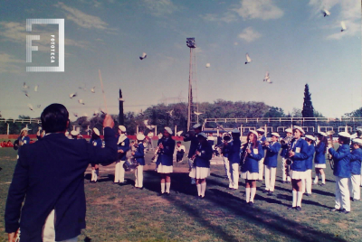 Banda de música - Exhibición deportiva en Club Somisa