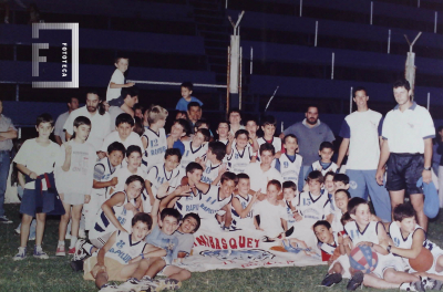 Encuentro mini básquet en Club Somisa