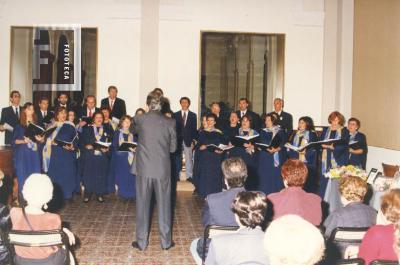 Coro Estable en Foyer Teatro Municipal