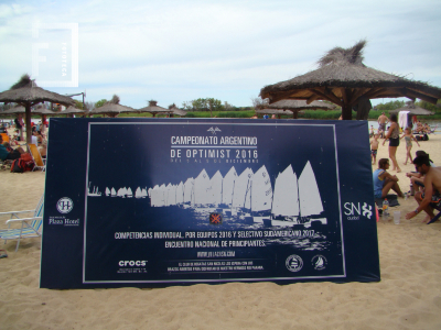 Cartel convocatoria Campeonato argentino de optimist 