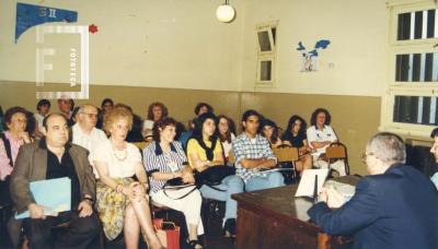 Presentación de la revista de cuentos "La Tribu" en la Feria del Libro 1997