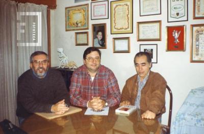Carlos Amaya, Piero de Vicari y Gilberto Carrizo, editores de "La Tribu"