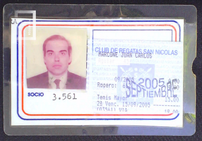Carnet socio Club Regatas