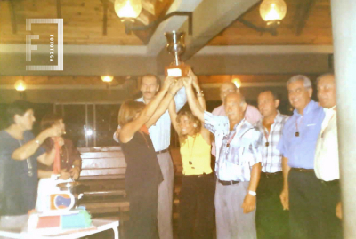 Entrega de copa - Torneo Tenis 