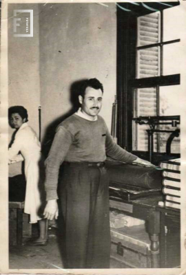 Retrato trabajador - Sector Empaque Fábrica Textil La Emilia