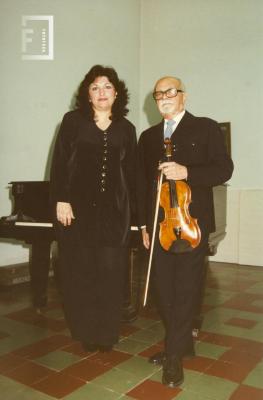 Luis Ballestero y Alicia Belleville. Homenaje a Jorge Ballestero en Asoc. Rumbo