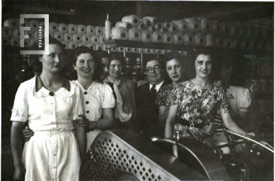 Trabajadoras de Fábrica textil La Emilia