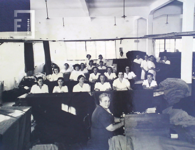 Trabajadoras - Fábrica textil La Emilia 