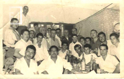 Amigos en el bar de Batocletti 