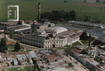 Vista aérea Fábrica textil La Emilia