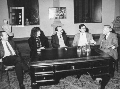 Alberto Lagunas y otros en Foyer Teatro