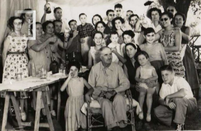 Familia Rimoldi celebrando navidad