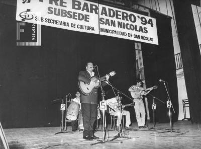 Pre Baradero '94 en Teatro Municipal. Jorge Kalenberg