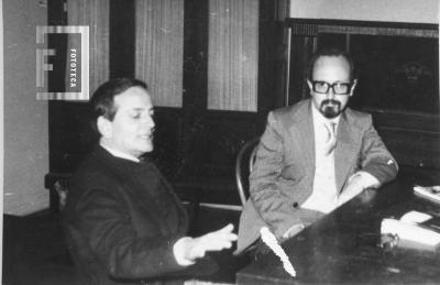 Alberto Lagunas con Juan José Hernández