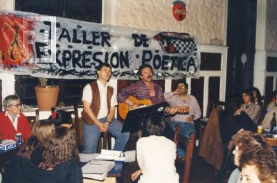 Lito López y Néstor Sívori cantando en //La Serpentínica// del viernes 22 de septiembre