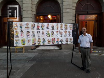 Caricaturas del artista Rubito González