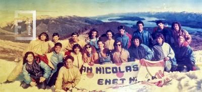 Alumnos 6to. Construcciones ENET N1 en Bariloche 