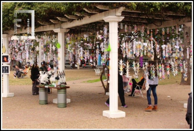 5ta edición Mil Grullas por la Paz - Plaza Sarmiento 