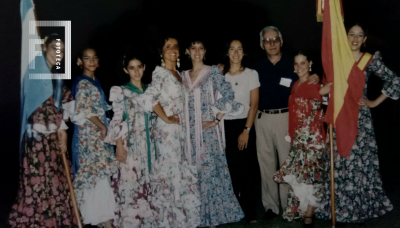 Fiesta de las Colectividades - Representantes de la Sociedad Española
