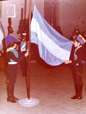 Fiestas Patrias en el Colegio Misericordia - Día de la bandera