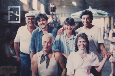 Grupo en rodaje película FLOP 