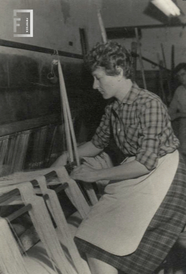 Retrato trabajadra fábrica textil  - La Emilia 