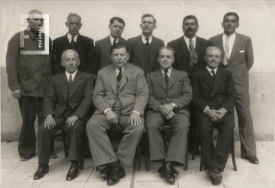 Personal con más de 25 años de trabajo en el año 1942
