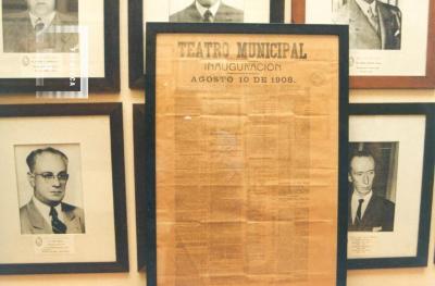Programa inauguración Teatro Municipal