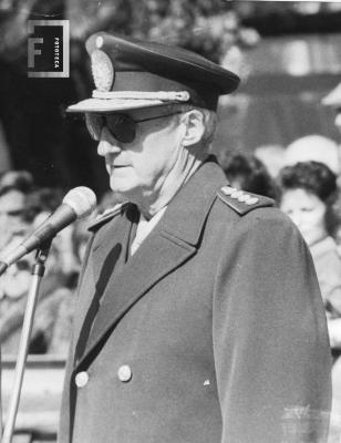 Visita del General Balsa al Batallón de San Nicolás
