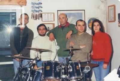Roberto Stefano y otros. Grupo músicos