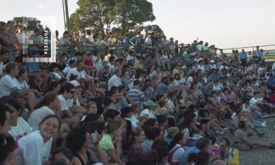 Espectáculo en el Anfiteatro. Público.