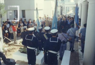 Acto Malvinas en el Cementerio