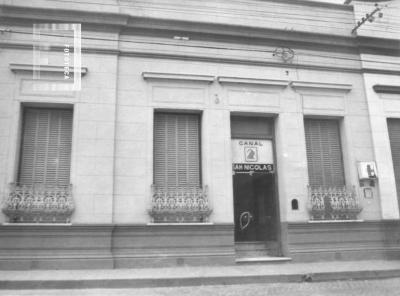 Frente antiguo edificio de Canal 2 San Nicolás