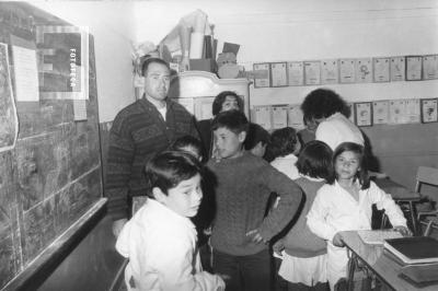 Charlas conservacionistas en escuelas primarias. Guardafauna Paulino Giménez