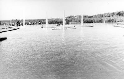 Creciente del Paraná, Plaza Náutica inundada (altura río: 4, 57 m)