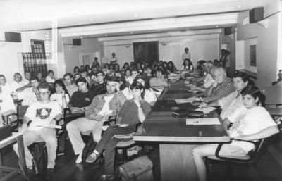 Charla sobre forestación urbana, asistentes