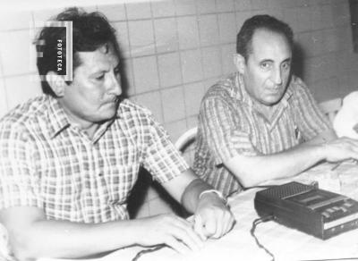 Radio Club San Nicolás. Francisco Ahumada y Luis Ramos
