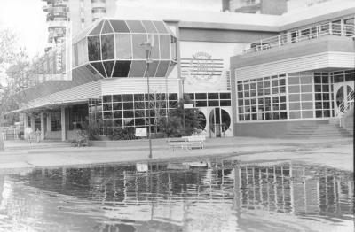 Creciente del Paraná, Club de Regatas inundado