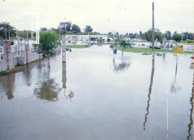 Creciente del Paraná, Costanera inundada