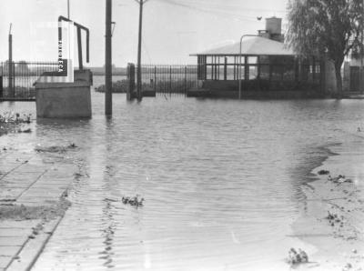 Creciente del Paraná, Costanera inundada